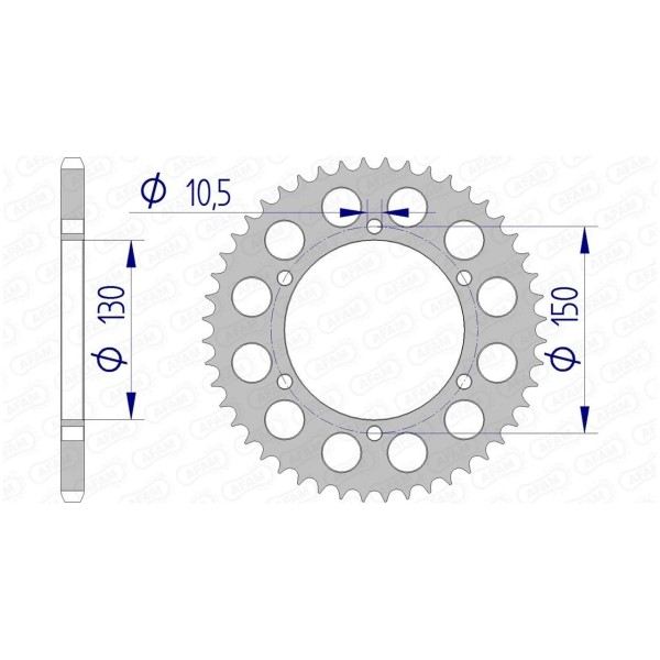 Couronne AFAM 47 dents 