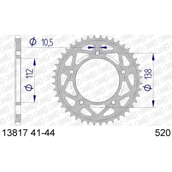 Couronne AFAM 41 dents 