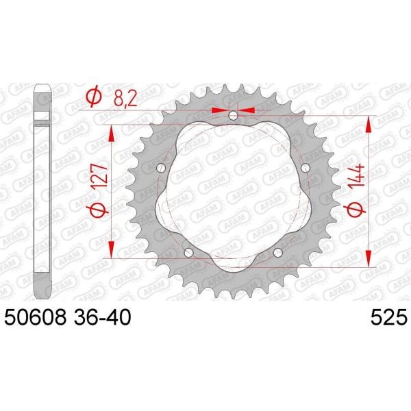 Couronne AFAM 42 dents 