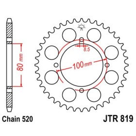 Couronne JT SPROCKETS acier standard 819 - 520