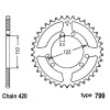 Couronne B1 50 dents 