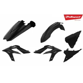 Kit plastiques POLISPORT noir 