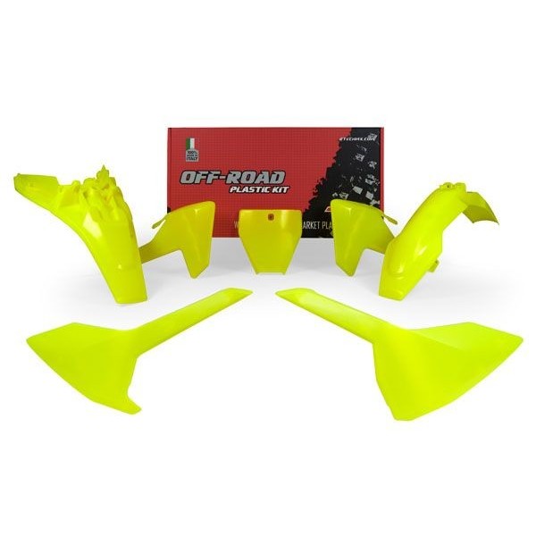 Kit plastique RACETECH jaune 