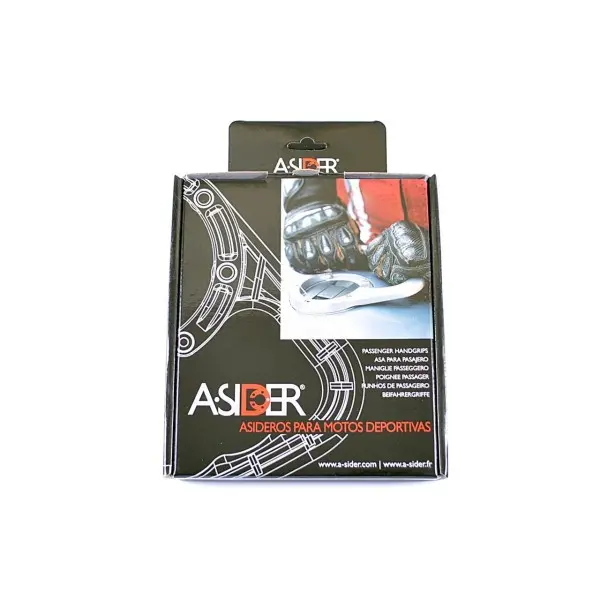 Poignée de réservoir A-SIDER 5 vis argent Kawasaki Ninja ZX250R/300