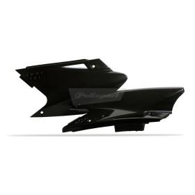 Plaques latérales POLISPORT noir Kawasaki KX250F