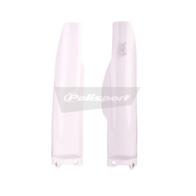 Protections de fourche POLISPORT blanc Kawasaki/Suzuki