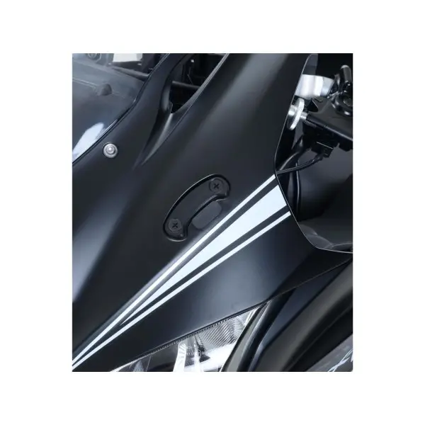 Cache-orifices rétroviseur R&G RACING - noir Kawasaki ZX-10R