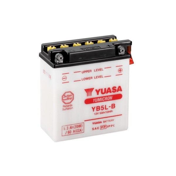 Batterie YUASA YB5L-B conventionnelle 