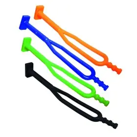 Attache-béquille ART caoutchouc orange