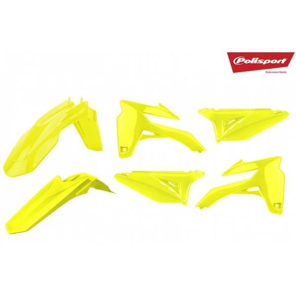 Kit plastiques POLISPORT jaune 