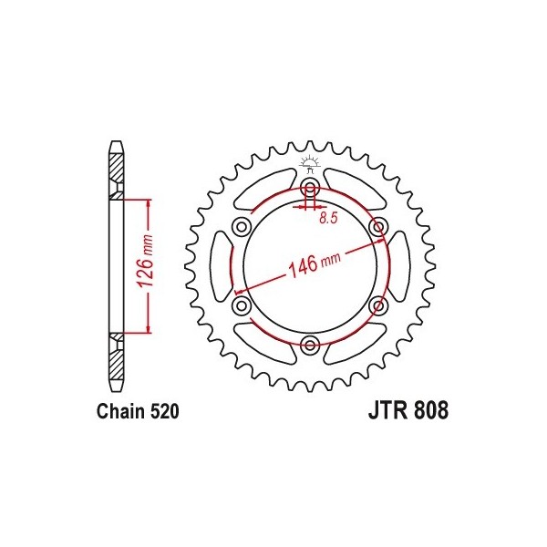 Couronne JT SPROCKETS 51 