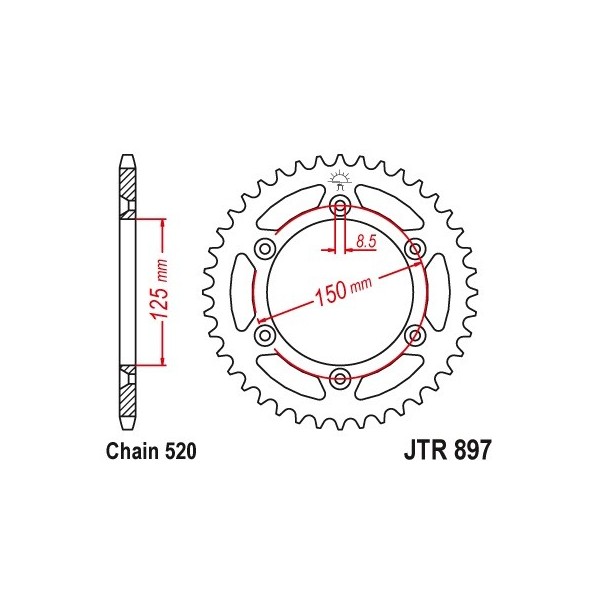 Couronne JT SPROCKETS 52 