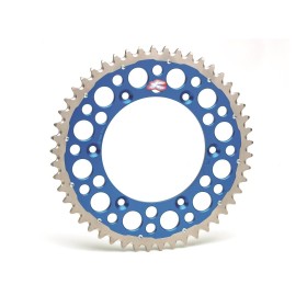 Couronne RENTHAL Twinring aluminium Ultra-Light anti-boue anodisé dur 1500 - 520