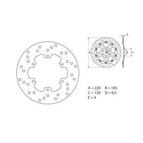 Disque de frein BREMBO