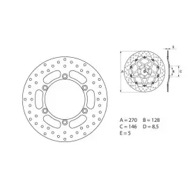 Disque de frein BREMBO 