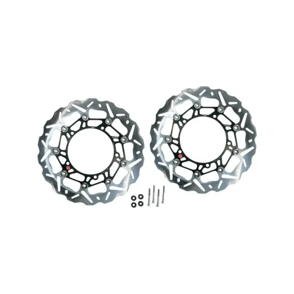 Kit Disque de frein Oversize BRAKING SK2 Racing Wave flottant - 320 OKWK01