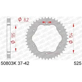 Couronne AFAM acier standard 50803K - 525