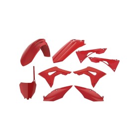 Kit plastiques POLISPORT rouge Honda CRF250R/450R