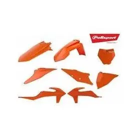 Kit plastiques POLISPORT orange 