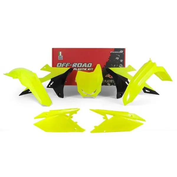 Kit plastique RACETECH jaune 