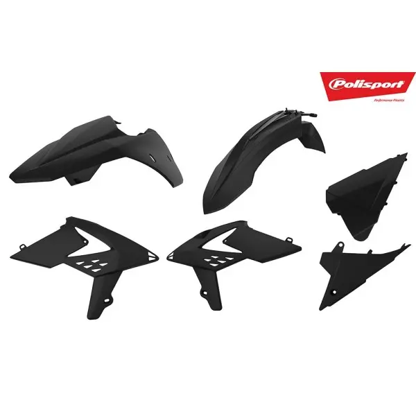 Kit plastique POLISPORT noir 