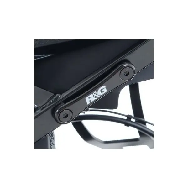 Caches orifice repose-pieds R&G RACING noir (la paire) Yamaha XSR700