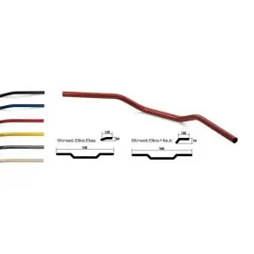 GUIDONS STREETBIKE HAUT TITANE 