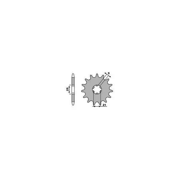 Pignon PBR acier standard 569 - 520