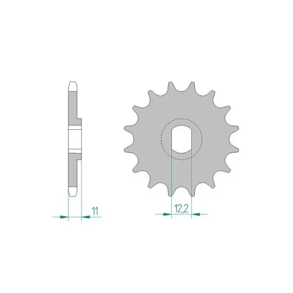 Pignon AFAM acier standard 55201 - 428