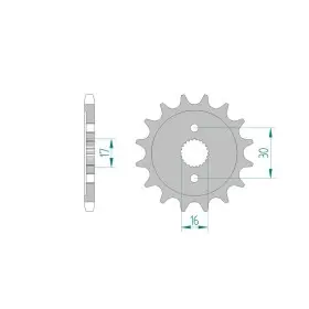 Pignon AFAM 15 dents 