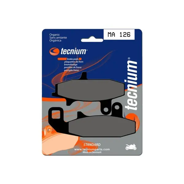 Plaquettes de frein TECNIUM route organique - MA126