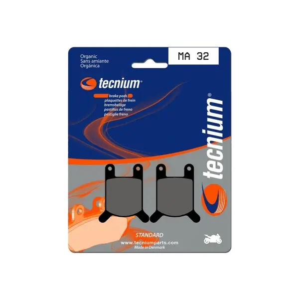 Plaquettes de frein TECNIUM route organique - MA32