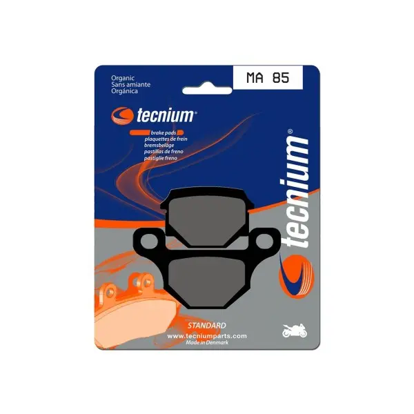 Plaquettes de frein TECNIUM route organique - MA85