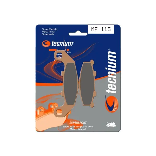 Plaquettes de frein TECNIUM Performance métal fritté - MF115