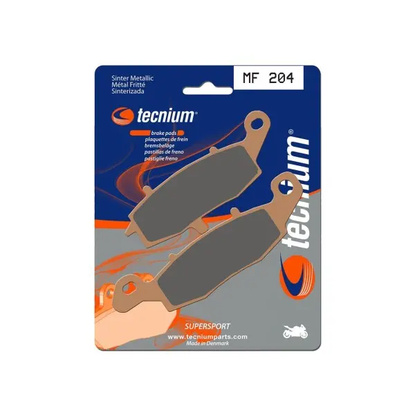 Plaquettes de frein TECNIUM Performance métal fritté - MF204