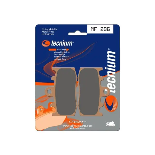 Plaquettes de frein TECNIUM Performance métal fritté - MF296