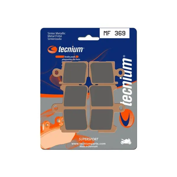 Plaquettes de frein TECNIUM Performance métal fritté - MF369