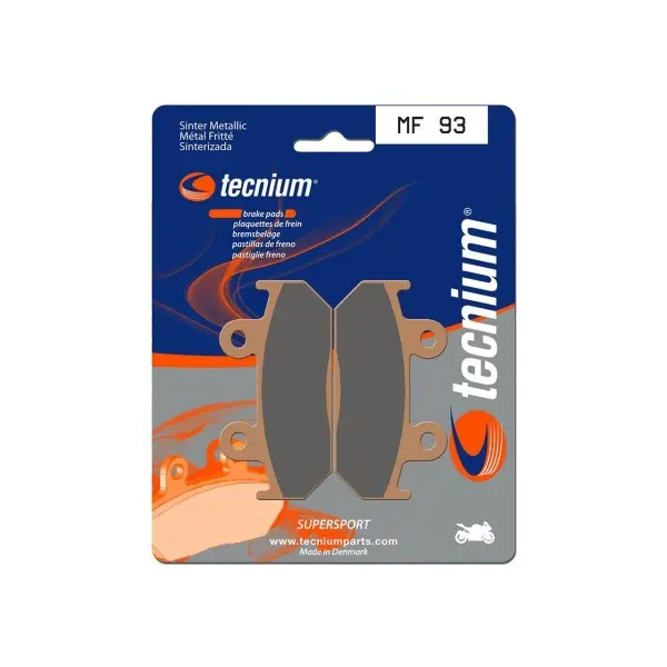 Plaquettes de frein TECNIUM Performance métal fritté - MF93