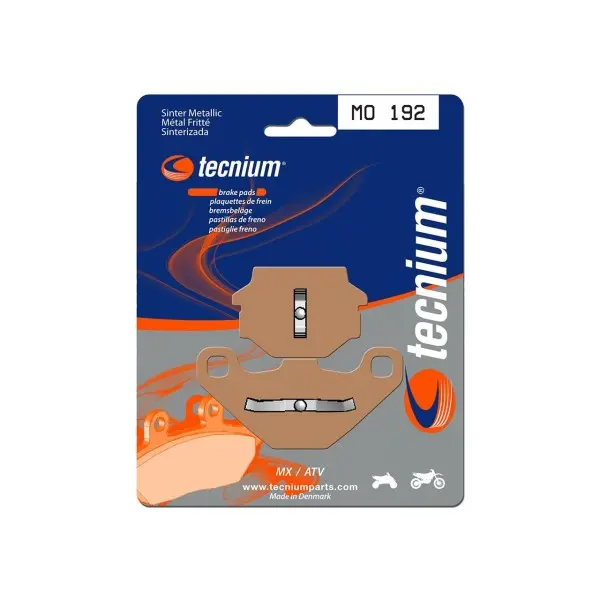 Plaquettes de frein TECNIUM MX/Quad métal fritté - MO192