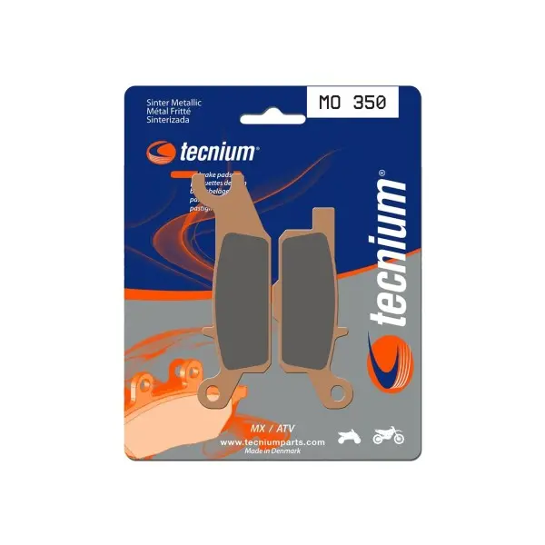 Plaquettes de frein TECNIUM MX/Quad métal fritté - MO350