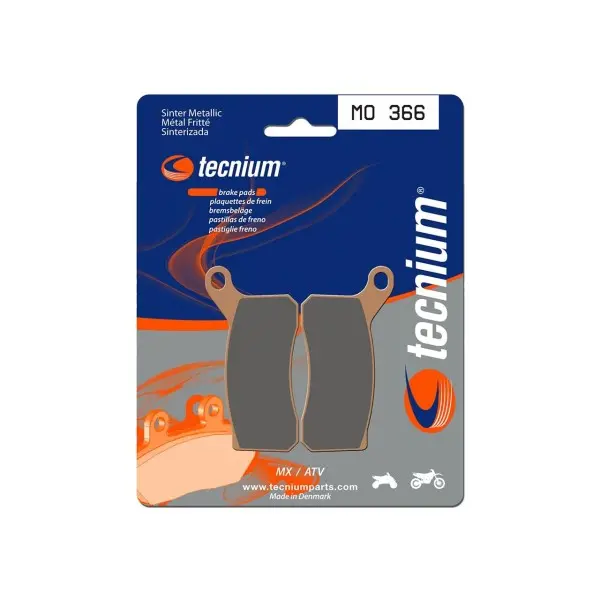 Plaquettes de frein TECNIUM MX/Quad métal fritté - MO366