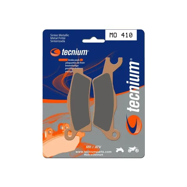 Plaquettes de frein TECNIUM MX/Quad métal fritté - MO410