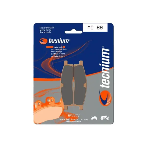 Plaquettes de frein TECNIUM MX/Quad métal fritté - MO89