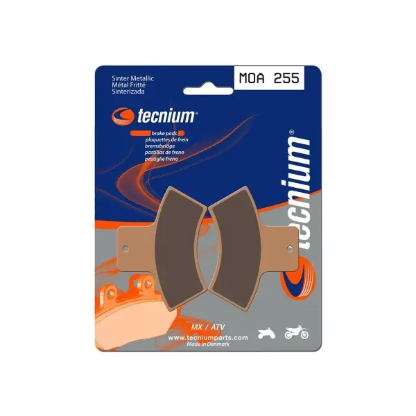 Plaquettes de frein TECNIUM MX/Quad métal fritté - MOA255