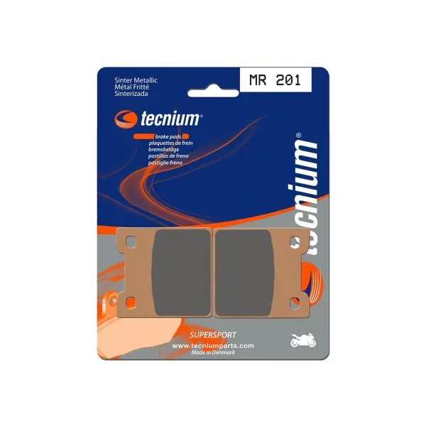 Plaquettes de frein TECNIUM Performance métal fritté - MR201