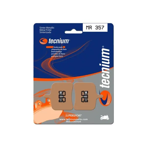 Plaquettes de frein TECNIUM Performance métal fritté - MR357