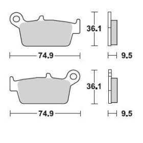 Plaquettes de frein BRAKING 