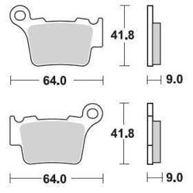 Plaquettes de frein BRAKING 