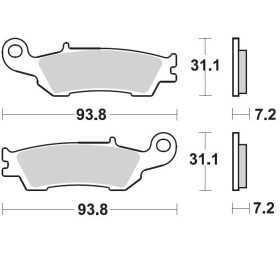 Plaquettes de frein BRAKING 