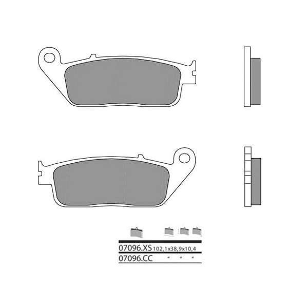 Plaquettes de frein BREMBO 